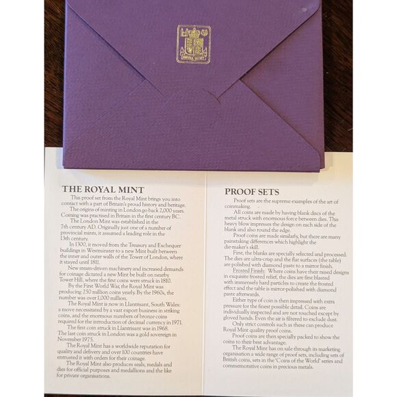 1980 UK Proof Coin Set – Royal Mint, Elizabeth II, 6-Coin Display - Picture 4 of 5